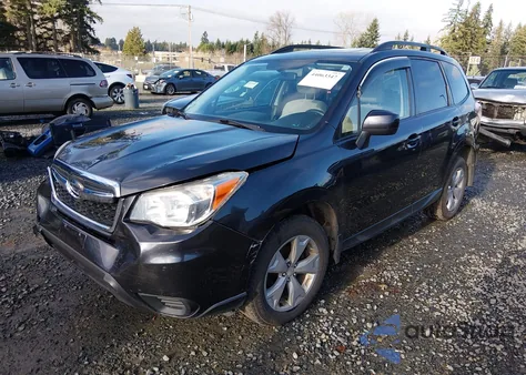2014 Subaru Forester 2.5I Premium из США, поврежденный, VIN JF2SJAEC8EH558395
